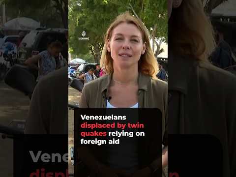 Survivors look to foreign aid after the earthquakes in Venezuela