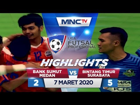 BANK SUMUT MEDAN VS BINTANG TIMUR SURABAYA (FT: 2-5) - Highlights Liga Futsal Profesional 2020