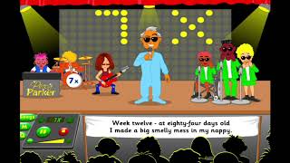 7 Times Table Song - Percy Parker - The Ballad Of Baby Percy Parker - with animation and lyrics