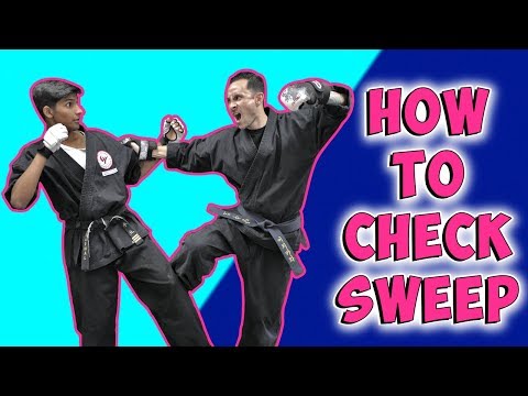 How to Check Sweep in Sparring