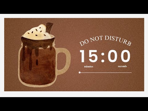 🍫 Chocolate Milkshake Pomodoro Timer ☕ | 15/5 Lo-Fi Study With Me (1 Hour 45 Minutes of Cozy Focus)
