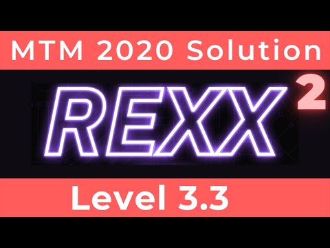 REXX2 - Nexxt Level Rexx | Level 3.3 solution of Master the Mainframe 2020 | IBM MTM 2020