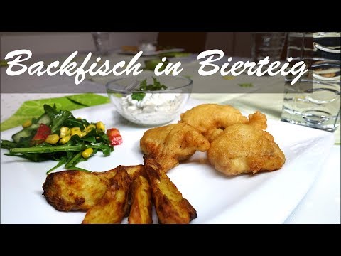 Knuspriger Backfisch in Bierteig | einfach & lecker 😍