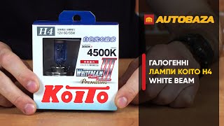 Koito H4 Whitebeam III 12В 60/55Вт (P0744W) - відео 1