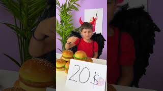 This kid has an entrepreneurial streak 🤣 || Who will make more money selling burgers?