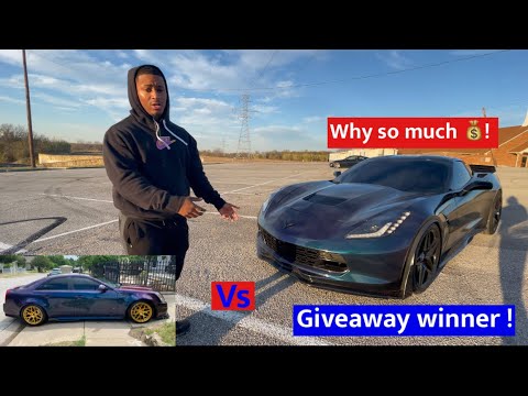 Corvette C7 Review Before the Blower, The Hard Part & Compared to Cts-V. The Giveaway Winner!