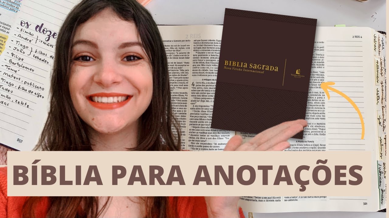TUDO SOBRE MINHA BÍBLIA DE ANOTAÇÕES | Review Sua Bíblia - Thomas Nelson Brasil