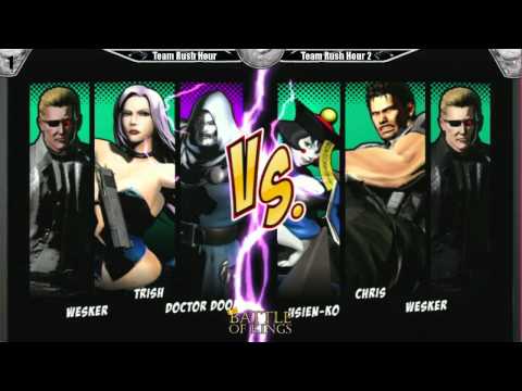 Battle Of Kings: Round 1 - UMVC3 - WINNERS FINALS PT 1. - Team Rush Hour vs Team Rush Hour 2