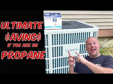 96% Gas Furnace & BOSCH Heat Pump Combo with ICM518 surge protector