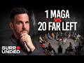 1 MAGA Republican Vs 20 Far Left Democrats Ft Dave Rubin Surrounded
