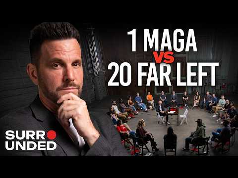 1 MAGA vs 20 Far-Left Dems (ft Dave Rubin) | Surrounded