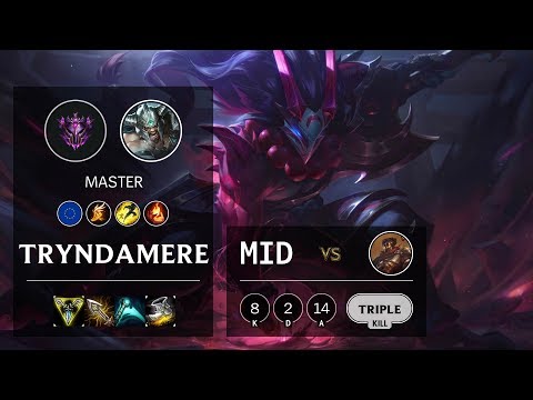 Tryndamere Mid vs Viktor - EUW Master Patch 10.8