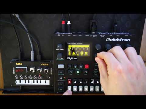 Sinevibes KORG FX Droplet raindrop delay NTS-1 & Digitone