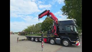 Scania R490 8x2 EURO6!! HIAB 85TM! REMOTE CONTROL!! TOP!! kamion platforma | Slika 4 - Autoline