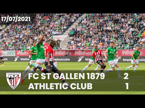 Imagen de portada del video RESUMEN | FC St. Gallen 1879 2-1 Athletic Club | Amistosos 2021/22