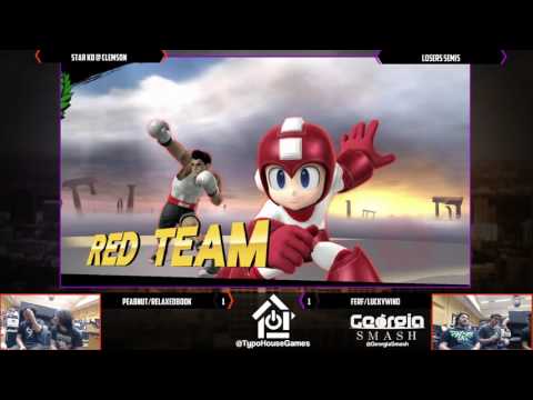 Star KO 4/15/17 - Peabnut/RelaxedBook vs Ferf/LuckyWind - Smash 4 Doubles Losers Semis