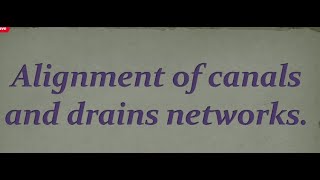 Canal Alignment; Factors to be considered in Canal Alignment #CIVIL ENGINEERING