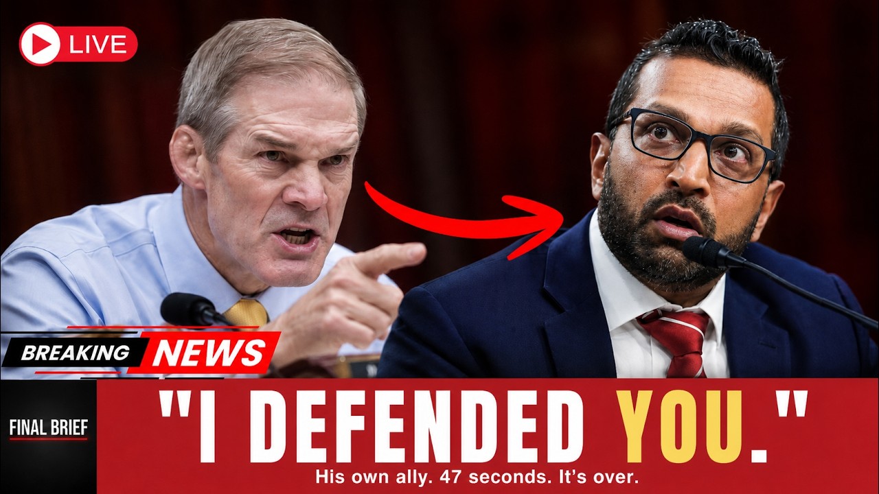 Video: Jordan questions Patel on note in September 2025 FBI hearing