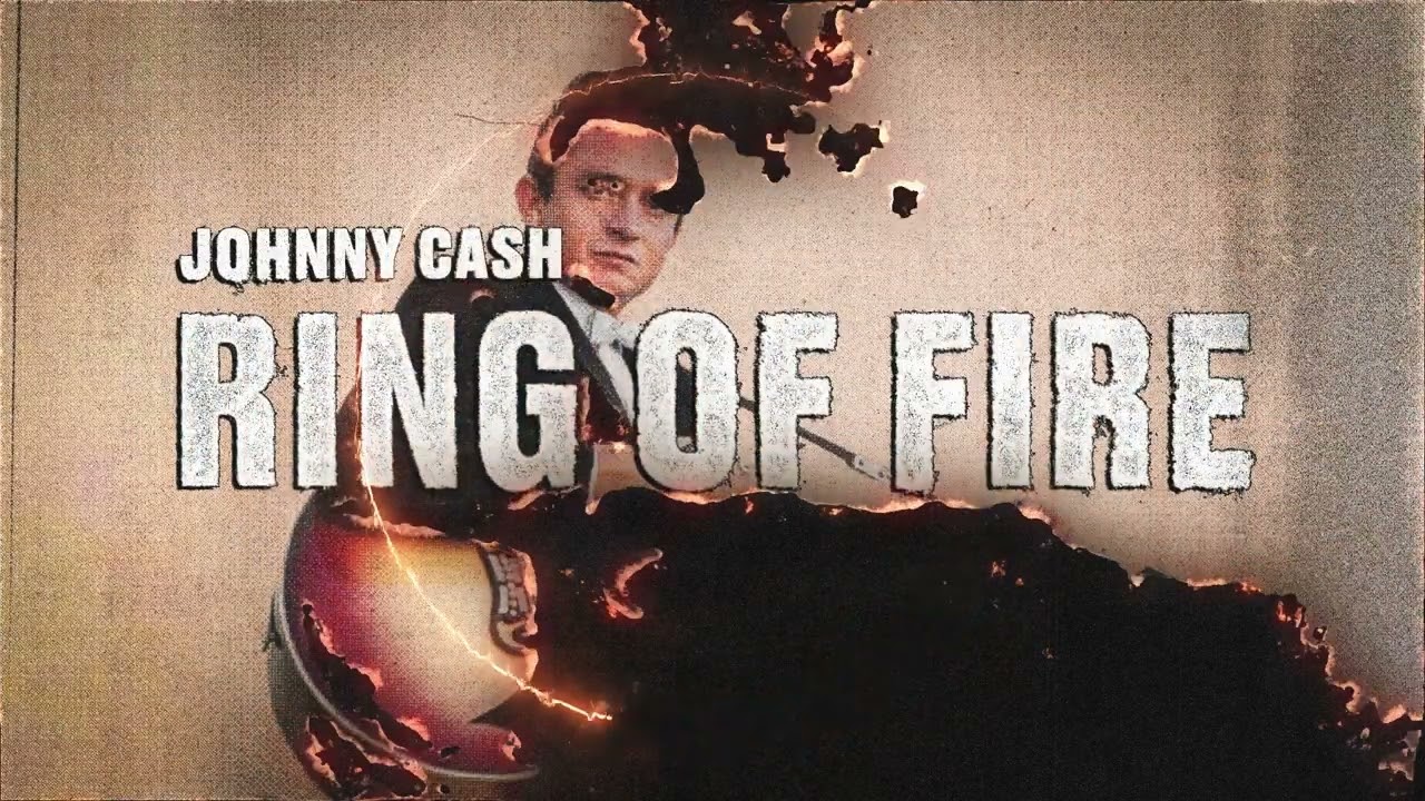 Johnny Cash – Ring of Fire (Official Lyric Video)