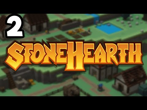 Stonehearth 1.0 #2 - Building Castles and Readying Troops!