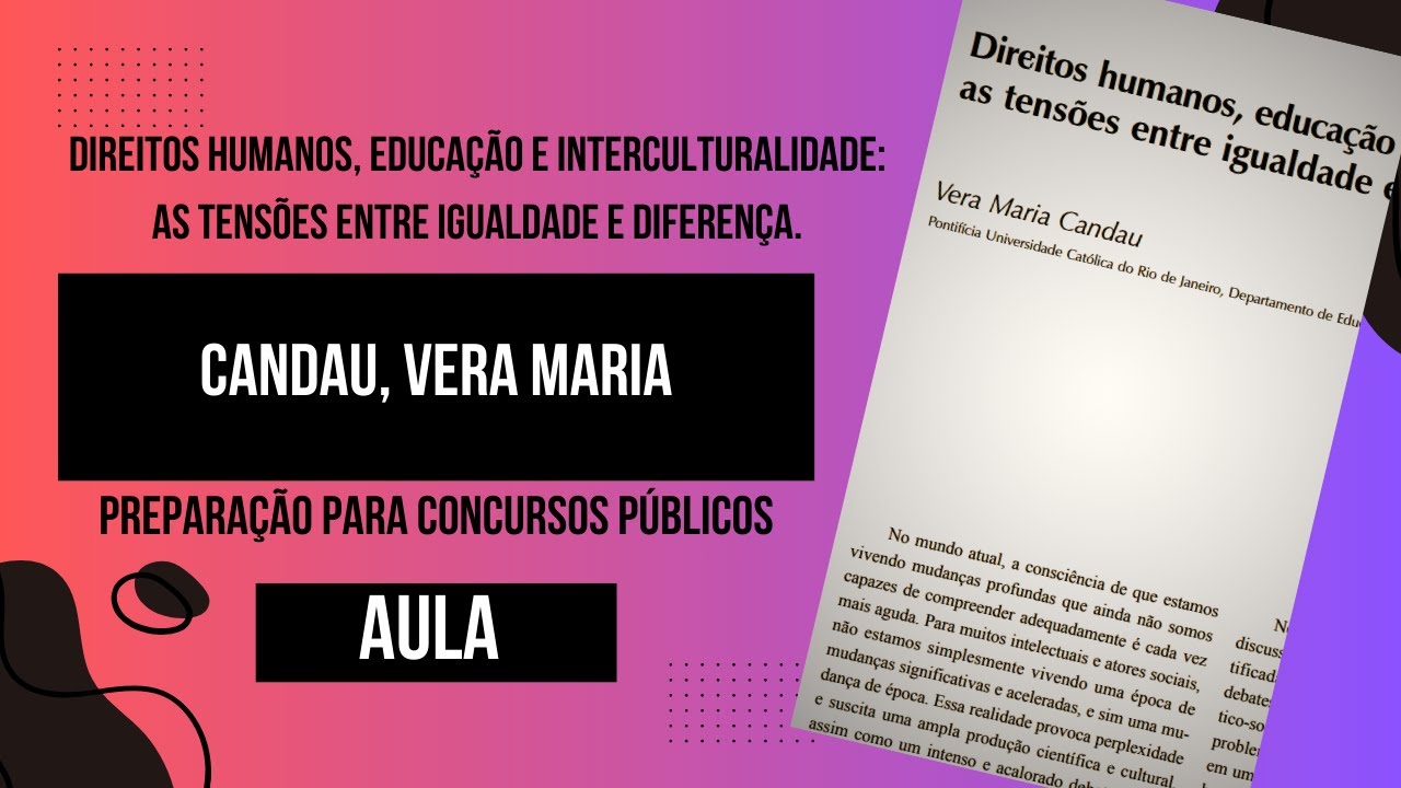 Direitos Humanos, Educação e Interculturalidade