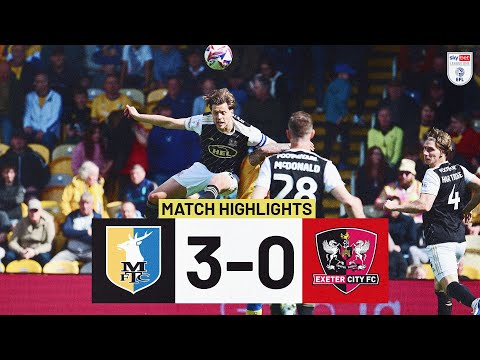 FC Mansfield Town 3-0 FC Exeter City