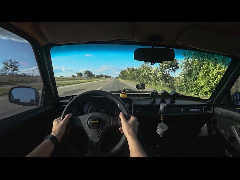 1985 VAZ 2105 1.7L SPORT. POV Test Drive