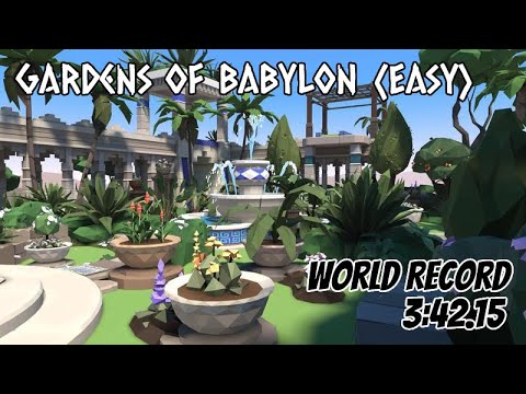 Gardens of Babylon (Easy) - 3:42.30 - Former World Record (Walkabout Mini Golf VR)