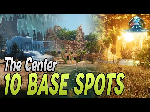 10 Base Spots für The Center in ARK Ascended ( PVE )