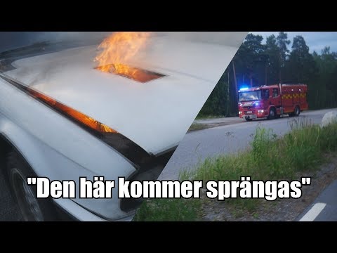 VÅR BIL BÖRJADE BRINNA!
