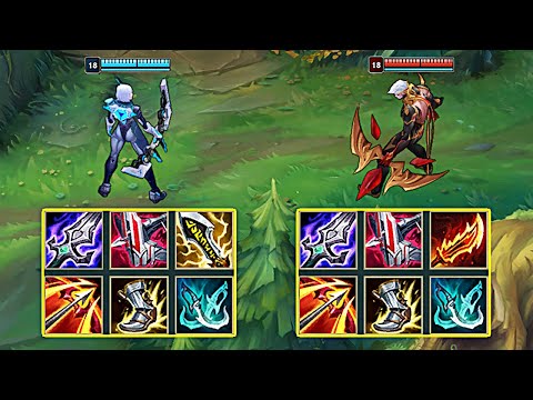 ASHE vs VARUS FULL BUILD FIGHTS - League of Legends