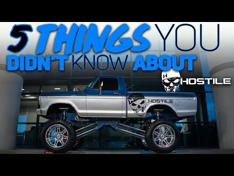 5 THINGS YOU DIDN’T KNOW ABOUT HOSTILE WHEELS!