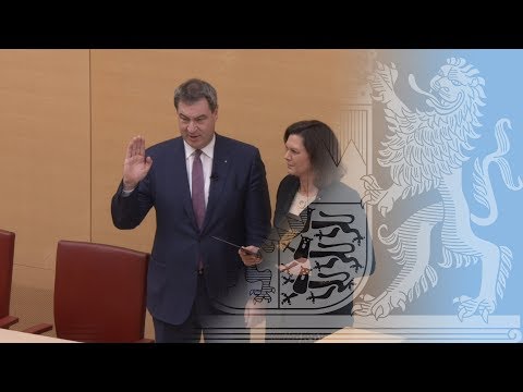 Wahl von Dr. Markus Söder zum Bayerischen Ministerpräsidenten - Bayern