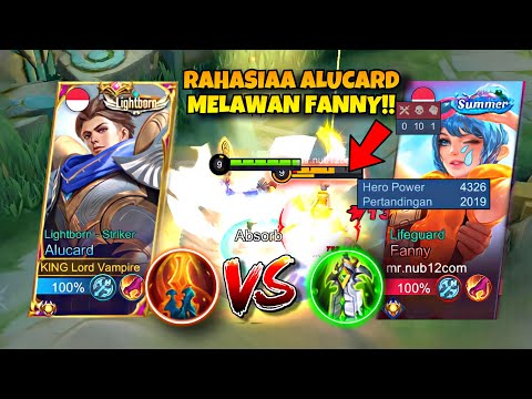 FANNY 1 HIT LANGSUNG KABUR DENGAN BUILD INI!! | BUILD ALUCARD TERSAKIT 2023