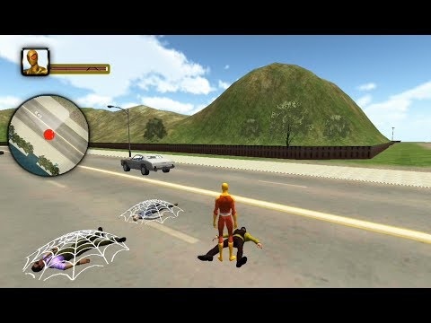 Flying Spider Hero Rope Superhero Rescue Mission #2 | Spider Web Hero City Battle - Android GamePlay