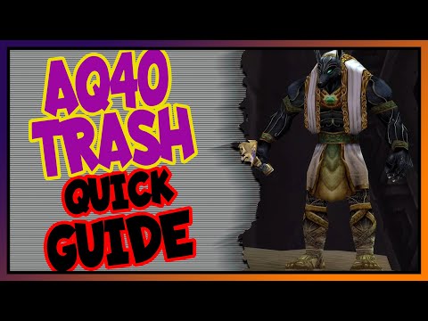 AQ40 Trash mobs TL;DW video guide | Temple of Ahn'Qiraj | Classic WoW