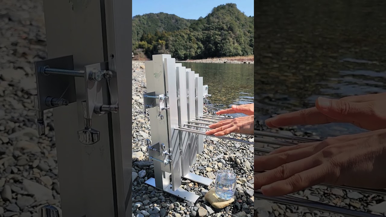 8音型のさざなみユーフォンが完成しました #水で奏でる楽器