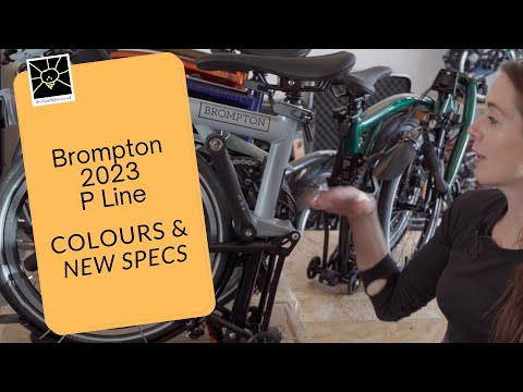 Brompton 2023 P Line colours and features