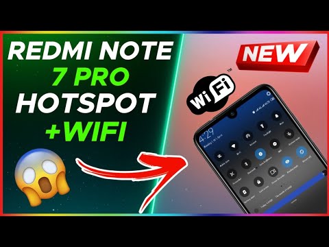 How to Use wifi + Hotspot In Note 7 Pro, Note 7 pro secret setting