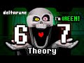 DELTARUNE 67 THEORY Why Gaster Is Green And In Between