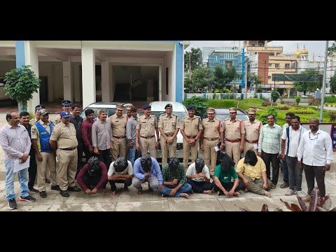 B.BALASWAMY IPS DCP EZ SPEECH/POLICE AMBERPET ARRESTED 10 PERSONS/KIDNAP FOR RANSOM CASE/& VISIUALS