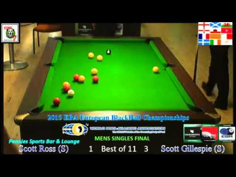 2015 EBA European Championships - Mens Singles - Final - Scott Ross v Scott Gillespie