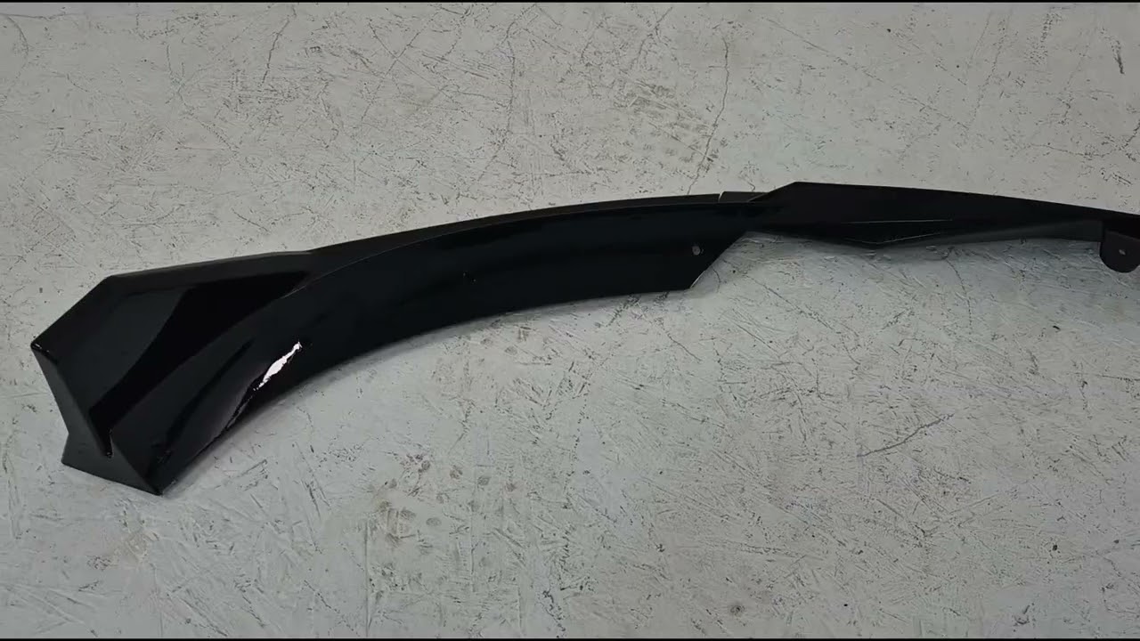 Tesla Model 3 2017– Přední nárazníkový lip spoiler Lip Turbo (pro 2017–2023) Video 1
