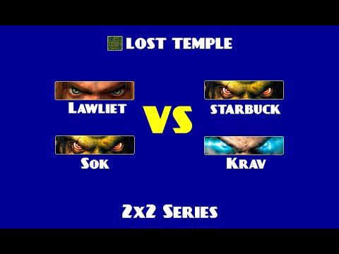 НЕСТАНДАРТНАЯ ИГРА НА LT! 2x2: LawLiet & Sok vs Starbuck & KraV - game 2 | Warcraft 3 Reforged