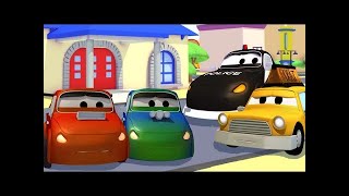 森の火事そして, 消防車とパトカーのカーパトロール|子供向けのカー＆トラックアニメ