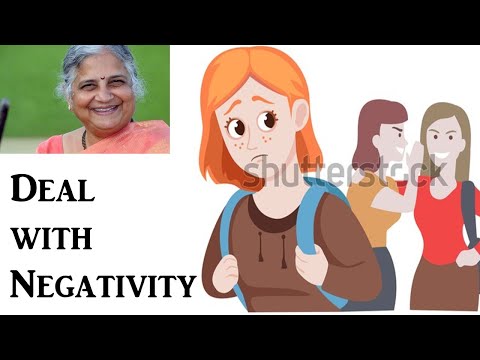 Deal with Negativity : Sudha Murty