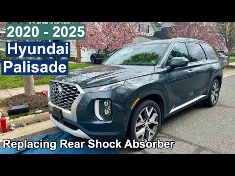 DIY 2020 2021 2022 2023 2024 2025 Hyundai Palisade Replacing Rear Shock Absorber