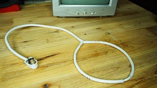 Homemade HDTV Antenna using only Coax Cable || You Will Thank me Later
