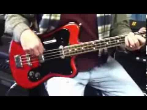 1960s Crucianelli Tonemaster Italian Red Sparkle Bass image 7