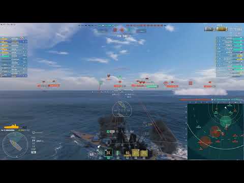 Best dispersion on a 6 gun Battleship ever recorded